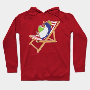 Blue Penguin Beach Vacation Hoodie